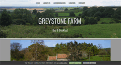 Desktop Screenshot of greystonefarm-bedandbreakfast.co.uk